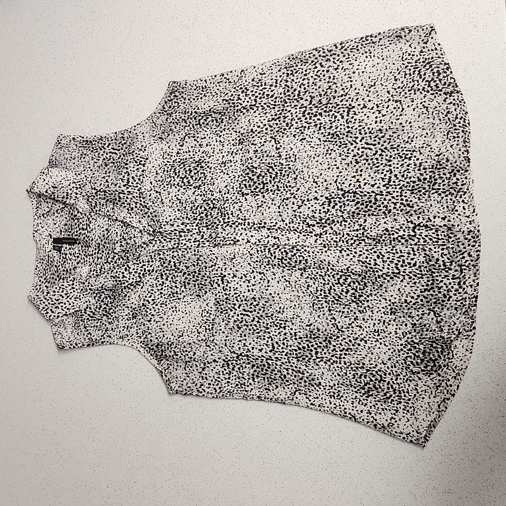 Maurices Sleeveless Speckled Collared Dress Top